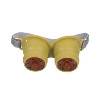 DOITOOL Occhiali Professionali in Silicone e Plastica per Moxibustione Oculare Design User Friendly per Sollievo da Affaticamento degli Occhi Durante Viaggi e Uso Prolungato di Schermi