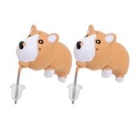 DOITOOL Orecchini a Bottone a Forma di Animale Creativi in Plastica Arancia, Decorazione Orecchio Trendy la Festa degli Innamorati, 1 Paio di Gioielli Unici e Stilosi