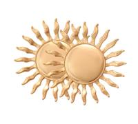 DOITOOL Orecchini a Bottone Donna Forma Girasole in Lega Leggera Oro, 1 Paio di Gioielli alla Moda per Ragazze e Donne, Stile Trendy e Leggero