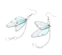 DOITOOL Orecchini Pendenti a Forma Di Farfalla Per Donna Elementi a Forma Di Ala in Strass Gioielli Ispirati Alla Natura Per Feste e Cosplay Leggeri e Comodi Da Indossare