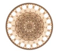 DOITOOL Organizzatore Filo Ricamo Legno per Cucito e Uncinetto Pratico per Filo da Ricamo Stitch Design Decorativo e Compatto Ottimizza Spazio e Facilita Organizzazione