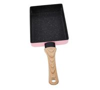 DOITOOL Padella Tamagoyaki Antiaderente in Pietra Lavica Padella per Frittata Giapponese Piccola in Alluminio con Fondo Piatto Spesso Adatta Cucina Domestica e Professionale