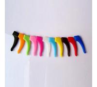 DOITOOL Paia Colore Casuale in Silicone da Vista 20 Antiscivolo Copri Orecchie Protezioni per Gambe Fissaggio Sicuro e Confortevole per Ginnastica e Corsa