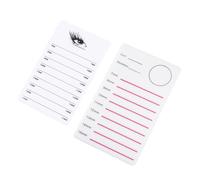 DOITOOL Pallet Per Extension Ciglia Acrilico 2 Pezzi Porta Ciglia Piccolo e Portatile Adatto a Professionisti e Principianti in Centri Estetici e Scuole Di Cosmetologia