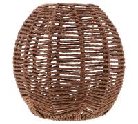 DOITOOL Paralume in corda di carta intrecciata: paralume sostitutivo per applique a sospensione, copertura rustica per lampada da soffitto, lampadari e apparecchi di illuminazione.