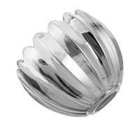 DOITOOL Paralume in Vetro Design a Tulipano, Compatibile Lampade a Sospensione e Plafoniere, Facile da Pulire, Foro Diametro 35mm, per Zona Pranzo e Comodino