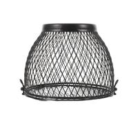DOITOOL Paralume per Lampada Riscaldante Rettile in Ferro Nero Copertura a Rete Anti-scottatura e Resistenza al Calore per Terrario di Serpenti e Tartarughe