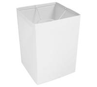 DOITOOL Paralume Quadrato Bianco per Lampada da Tavolo e Abat Jour, Versatile e Affidabile per Camere D'hotel e Uffici, Design Sobrio e Semplice