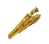DOITOOL Penna Decorativa Tipo Stampa Figura Faraone in Plastico, Set 2 Pezzi, Penne Sfera per Scrittura Confortevole e Decorazioni Scuola Uniche e Creative Stili multipli