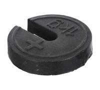 DOITOOL Pesi di Calibrazione in Ferro Nero 1kg Design a Gancio Comodo e Bilanciamento Stabile per Trazione Ortopedica e Calibrazione Industriale