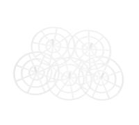 DOITOOL Pesi per Fermentazione in Rete Φ55 5, Strumenti per Pressare Barattoli di Sottaceti, Accessori Compatti per Fermentare Verdure Domestiche e Picnic