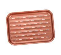 DOITOOL Piastra Barbecue Antiaderente in Acciaio al Carbonio Padella Leggera e Compatta per Grigliare Carne e Verdure Accessorio Bbq Outdoor Facile da Pulire Colore Casuale Colore Casuale