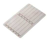 DOITOOL Piastra in Acciaio Inox Ignifuga per Backup Seed 24 Parole Portafoglio Hardware Resistente al Calore Incisione Nitida Archiviazione Compatta e Antigraffio per Uso Quotidiano e