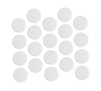 DOITOOL Piastre di Colla per Ciglia Finte in Plastica Abs, Contenitori per Colla per Extension Ciglia, Set da 20 Pezzi, Resistenti e Stabili, per Principianti e Uso Professionale