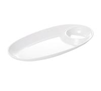 DOITOOL Piatto in Ceramica con Scomparti Multipli Vassoio per Buffet e Conservazione Cibo Elegante Design Lucidato per Ristoranti e Colazioni