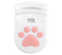 DOITOOL Piegaciglia Portatile Bianco per Donna in Silicone e Metallo, Mini Formato Pratico per Uso Personale e Professionale, Crea uno Sguardo Affascinante alla Moda