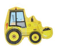 DOITOOL Pinata Escavatore Giocattolo in Carta Gialla con Decorazione Colorata Addobbo Festa Compleanno Veicolo da Lavoro per Articolo per Party Divertente