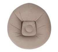 DOITOOL Poltrona a Sacco Gonfiabile Portatile Color Caffè Superficie Floccata Antiscivolo Pouf da Campeggio per Adulti Sedia Relax Leggera per Outdoor Barbecue e Soggiorno