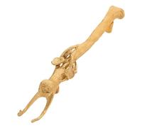 DOITOOL Pomelli in Ottone Massiccio a Forma di Scimmia Maniglie per Mobili da Cucina e Cassetti Pomelli Decorativi per Armadi e Librerie Finitura Dorata Design Ergonomico per Uso