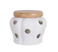 DOITOOL Porta Cipolle E Aglio Terracotta per Alimenti Aglio Custode di Aglio di di Stoccaggio di Forma di con in per La di Casa (Supporto Porta Aglio Piccolo