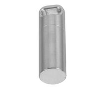 DOITOOL Porta Pillole in Acciaio Inossidabile Piccolo e Resistente, Scatola Portamedicina Riutilizzabile Facile da Trasportare per Viaggi Outdoor