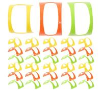 DOITOOL Porta Tacos Supporto Taco Forato Stabile e Facile da Pulire Set 50 in Plastica Pp per Feste e Barbecue, Adatto per Pancake e Sandwich