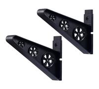 DOITOOL Porta Tavola da Skate Muro Nero in PP per Skateboard e Longboard | Montaggio Sicuro e Installazione Semplice, per Esposizione in Camera o Ufficio, Uso Multioggetto