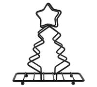 DOITOOL Porta tovaglioli verticale: porta tovaglioli da tavola con sagoma a forma di stella e albero per tavolo - dispenser per fazzoletti di carta che valorizza gli eventi festivi in cucina