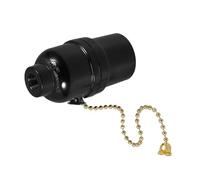 DOITOOL Portalampada Con Interruttore a Corda in Materiale Fenolico Supporto Lampada Resistente Al Calore Per Uso Prolungato Versatile e Facile Da Usare Per Soffitti e Pareti