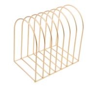 DOITOOL Portariviste Organizzatore Di Forniture Per Ufficio Desktop Organizer Per Libri Da Scrivania Supporto Portarotolo Da Scrivania Organizzatore Di Riviste Golden Ferro Da Stiro
