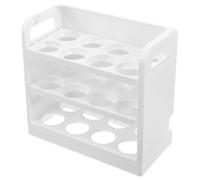 DOITOOL Portauova per Frigorifero Strati Contenitore per Conservare le Uova Supporto Laterale per Frigorifero Organizer Utile per Cucina e Casa