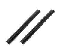 DOITOOL Protezione Copricavo Auto 2 Pezzi Guaina Flessibile Nera per Gestione e Nascondiglio Cavi Elettrici Organizzatore Cavi Automobilistico per Interni Veicolo