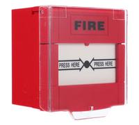DOITOOL Pulsante Di Allarme Antincendio Manuale 3.39X3.39X2.01In Resettabile Interruttore Di Chiamata Di Emergenza Con Risposta Rapida E Installazione Semplice Per Sicurezza Domestica E Aziendale