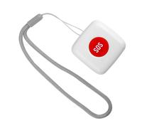 DOITOOL Pulsante di chiamata di emergenza wireless per anziani Sos Allarme remoto per pazienti per uso domestico e ospedaliero Supporta l'integrazione di dispositivi intelligenti bianco