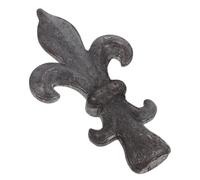 DOITOOL Puntali per Recinzioni in Metallo con Cimase Decorative, Terminali per Pali di Recinzione da Giardino, Accessori in Ferro Battuto per Cortili ed Esterni, Saldate e Resistenti