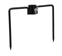 DOITOOL Puntazza per Messa Terra in Ferro Punte Stabilizzatore per Bandiera e Ombrellone Compatibile con Tubo Base da Giardino Resistente alle Intemperie per Cortile e Patio