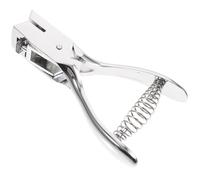 DOITOOL Punzonatrice Manuale Robusta per Ufficio Foratrice Singola Ovale in Resistente per Carta Badge e Progetti Artigianali