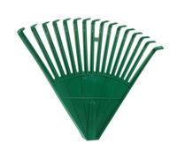 DOITOOL Rastrello per Foglie da Giardino in Plastica Verde Ampia Area di Lavoro per Pulizia Esterna Utile per Rimuovere Foglie e Detriti Strumento Resistente per Cura del Prato e Orto per