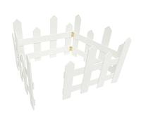 DOITOOL Recinzione da Giardino in Legno Carbonizzato Alta Lunga Flessibile e Resistente per Orto Balcone e Decorazione Esterna Facile da Installare e Riutilizzabile