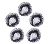 DOITOOL Retine per Chioma 5 Pezzi in Rete Pizzo Nero per Chignon da Balletto Riutilizzabili e Multifunzionali, per Danza Classica e Matrimonio