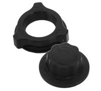 DOITOOL Ricambio per Ventola da Tavolo e Scrivania Dado e Ghiera in Plastica Nera 2 Pezzi, Fissaggio Sicuro e Resistenza All'usura per Un'atmosfera Estiva Confortevole