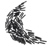 DOITOOL Ricariche di Inchiostro Facile da Installare per Penne Stilografiche Nere 100 Pezzi Plastico Resistente Cancellabili, per Uso Scolastico e Ufficio
