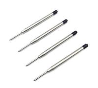 DOITOOL Ricariche di Inchiostro per Penne Gel 1,0 Mm Punta in Metallo Nero, Set da 20 Pezzi, per Studenti, Ufficio e Artigianato, Forniture per Penne a Inchiostro Gel ad Asciugatura