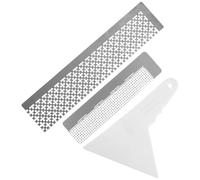 DOITOOL Righello Mesh per Diamond Drawing in Acciaio Inox Argento | Set Combinato per Appassionati, Posizionamento Preciso dei Diamanti, Resistente All’usura