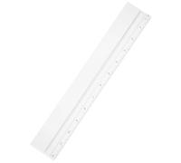 DOITOOL Righello Trasparente 30 Cm Lente di Ingrandimento, Righello Dritto in Plastica Leggero per Studenti e Professionisti, Strumento di Misura Matematico per Ufficio e Scuola