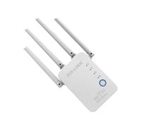 DOITOOL Ripetitore Wifi Wireless-N 300 Mbps Bianco Extender Segnale Wifi a lungo Raggio Funzioni Router e Ricevitore Amplificatore Segnale per Casa e Ufficio