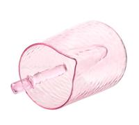 DOITOOL Rosa Caraffa in Vetro Borosilicato 500ml Manico Ergonomico | Resistente Caldo e Freddo, Scala Graduata, per Latte e Bevande
