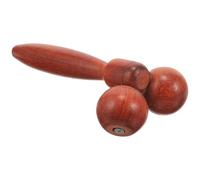 DOITOOL Rullo per Massaggi Viso in Legno Doppia Sfera, Massaggiatore Manuale per Fronte e Mano, Strumento per Linfodrenaggio e Pelle Tonica