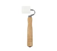 DOITOOL Rullo per Parati Manico in Legno Ergonomico e Rullo di Pressione Piatto in Acciaio Inossidabile per Migliorare L’adesione e Rifinire le Cuciture delle Pareti