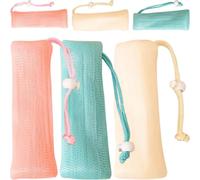 DOITOOL Sacchetti per Sapone in Pe 6 Pezzi per Uso Domestico, Borsa Doccia Multistrato fare Schiuma ed Esfoliare la Pelle